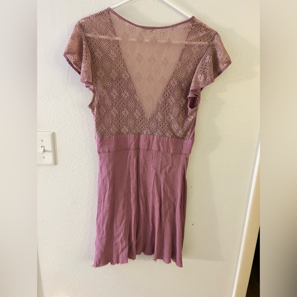 Free People Carolina lace Button-Front Dress - Picture 7 of 10